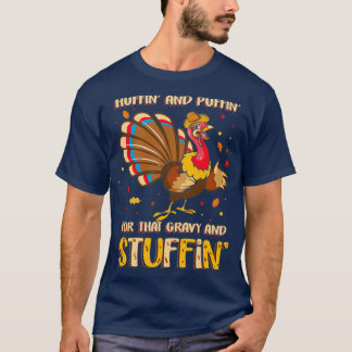T-shirt Huffin Et Puffin Pour Ce Gravé Et Stuffin