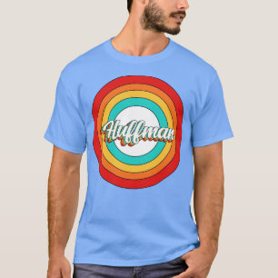 T-shirt Huffman Nom Chemise Vintage Huffman Cercle