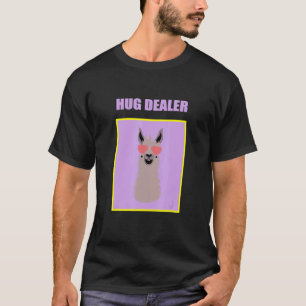 T-shirt Hug Dealer Cool Llama Music Festival Touchy Free H