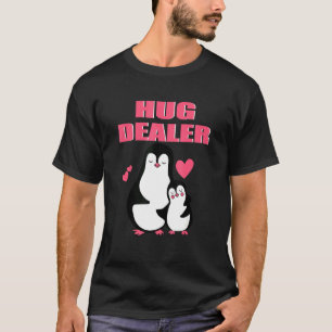 T-shirt Hug Dealer Cute Pinguin Music Festival Free Hugs H