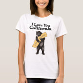 T-shirt Hug d'ours de Californie vintage (Devant)