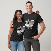 T-shirt Hug Me Husky (Unisexe)