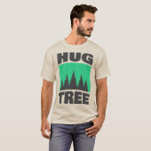 T-shirt Hug Tree - Aimer La Forêt Graphique (Devant entier)