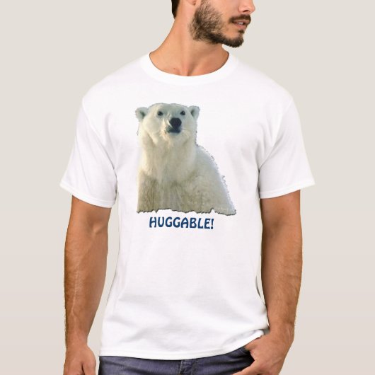 T-SHIRT HUGABLE OURS POLAIRE (Devant)