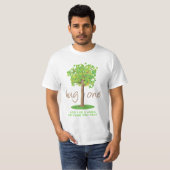 T-shirt Hugger d'arbre (Devant entier)