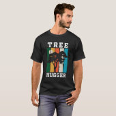 T-shirt Hugger d'arbre écologiste (Devant entier)