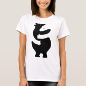 T-shirt Huggers "copie de noir " (Devant)