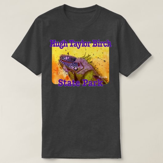 T-shirt Hugh Taylor Birch State Park Floride (Design devant)