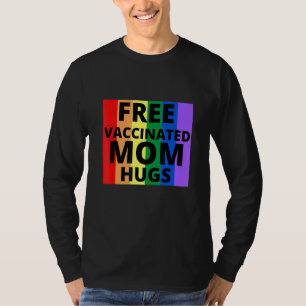 T-shirt Hugs de maman vaccinés gratuits