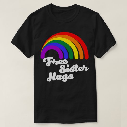 T-shirt Hugs de soeurs gratuites (Design devant)