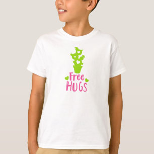 T-shirt Hugs Gratuits, Cactus, Cactus, Succulent, Plante, 