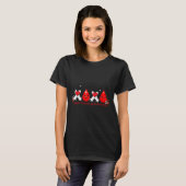 T-shirt Hugs Kiss Phlebotomy Valentines Phlebotomist Lab T (Devant entier)