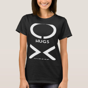 T-shirt Hugs Kisses xo amour de loin