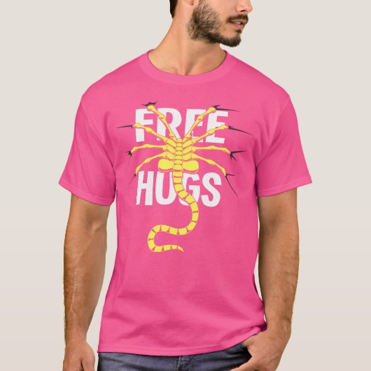 T-shirt Hugs libres - Alien (Devant)