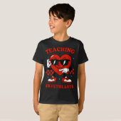 T-shirt Hugvyn Six Seven Heart 6 7 Teaching Sweethearts Va (Devant entier)