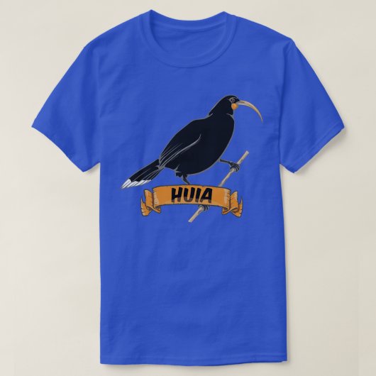 T-shirt Huia Extinct Oiseau Nouvelle-Zélande (Design devant)
