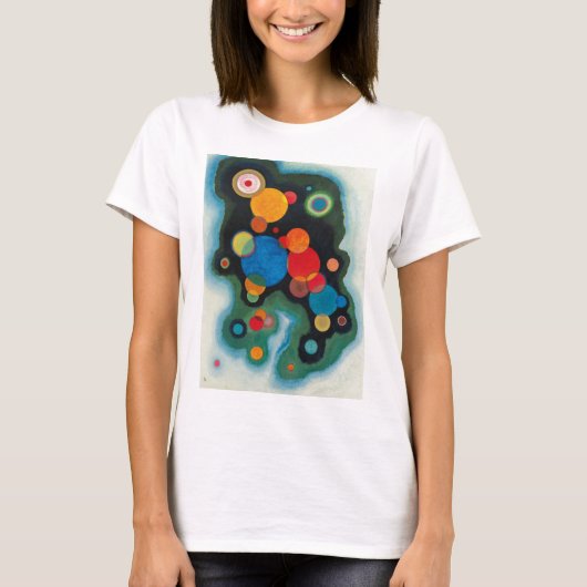 T-shirt Huile Abstraite de Kandinsky Deepened Impulse sur (Devant)
