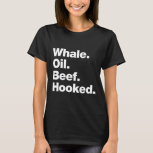 T-shirt Huile de baleine bœuf accroché accent irlandais dr