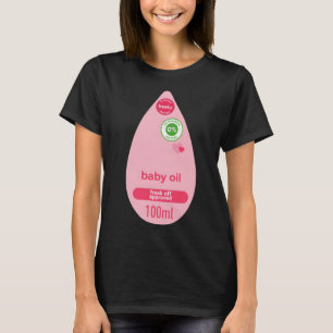 T-shirt Huile de bébé Costume d'Halloween Drôle Femmes Hom