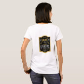 T-shirt Huile de serpent blanc sauvage de Cowboy (Dos entier)