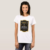T-shirt Huile de serpent blanc sauvage de Cowboy (Devant entier)