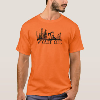 T-shirt Huile de Wyatt/logo noir