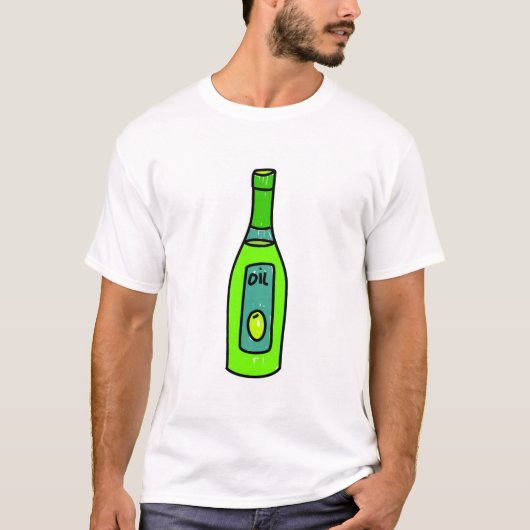 T-shirt huile d'olive (Devant)