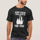 T-shirt Huile essentielle d'aromathérapie Keep Calm J'ai u (Devant)