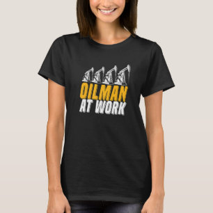 T-shirt Huile foreuse Fracker Fracker champ d'huile