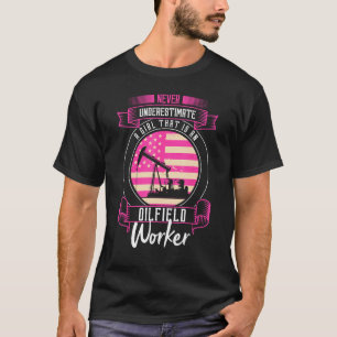 T-shirt Huile Puits oléagineux Ordures de champs d'huile o