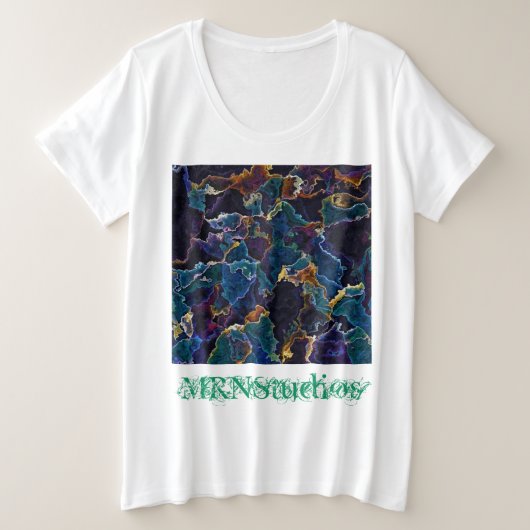 T-shirt Huile Slick Plus Taille (Design devant)