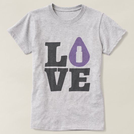 T-shirt Huiles essentielles d'AMOUR (Design devant)