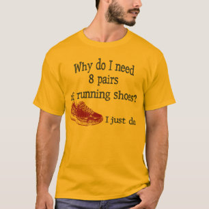 T-shirt Huit chaussures de course de paires