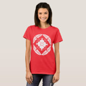T-shirt Huit glycines (Devant entier)