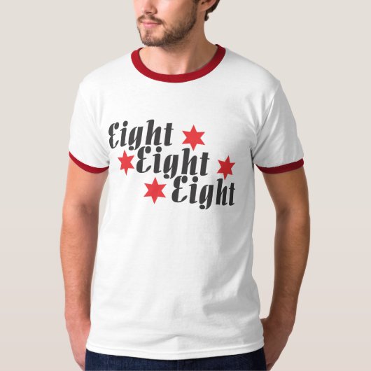T-shirt Huit huit huit (Devant)