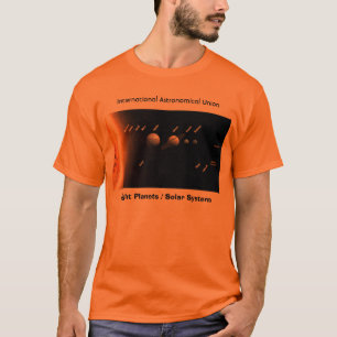 T-shirt Huit planètes et nouveau système solaire, I
