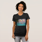 T-shirt Huître moissonnant dans la baie d'Apalachicola (Devant entier)