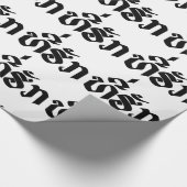 T-shirt-Huk/Beloved Laos Laotian Language Script Cadeaupapier (Hoek)