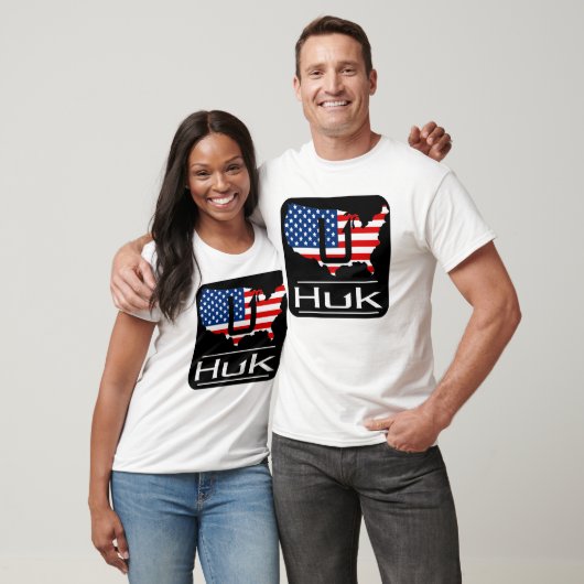 T-shirt HUK Performance de pêche US (Unisexe)