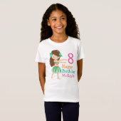 T-Shirt Hula Dancing Girl Anniversaire de enfant personnal (Devant entier)
