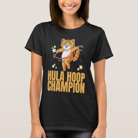 T-shirt Hula Hoop Champion Dance Exercice Hooper C (Devant)