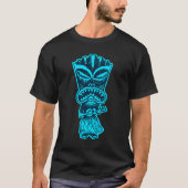 T-shirt Hula Tiki Blue (Devant)