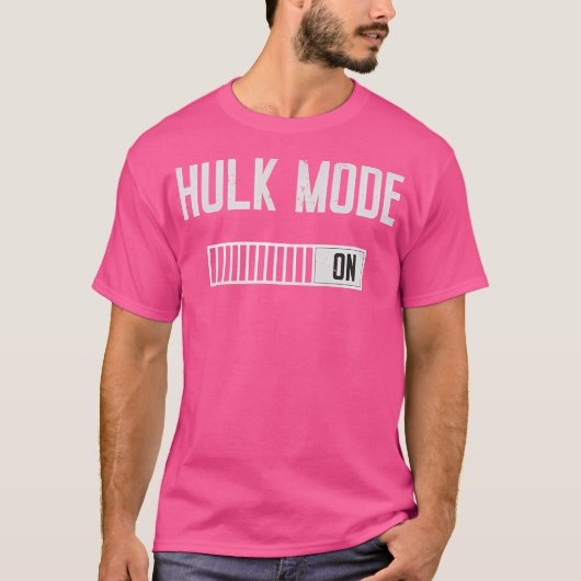 T-shirt Hulk Mode On Shirt Funny Gym Weightlifting Bodybu (Devant)