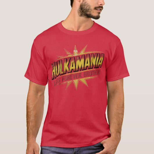 T-shirt Hulkamania vit toujours (Devant)