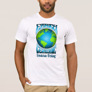 T-shirt HUMAIN CENTRIQUE DE LA TERRE ÊTRE Éco Environnemen