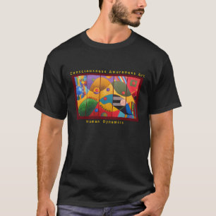 T-shirt humain de dynamique