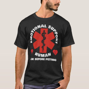 T-shirt Humain de soutien émotionnel - avant