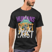 T-shirt Humains amusants n'existe pas Aliens Galactique Gr (Devant)