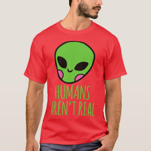 T-shirt Humains Arent Real Head
