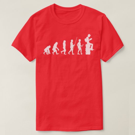 T-shirt Human Evolution Lecture Bookworm Livres Lover Libr (Design devant)